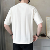 原版面料定制提花男士高克重刺绣圆领短袖T恤半袖T516-P50，男装T恤，电商D246