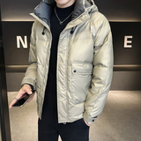 @标-冬外套连帽拼接羽绒服潮流男拼接上衣YR852-P165，男装羽绒服，电商D246