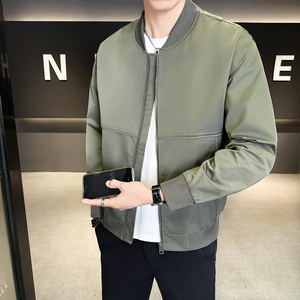 2026春秋新款 男士外套定制棒球领工装夹克男1902-P105图片