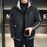 @店主风-新款白鸭绒羽绒服潮流男织带拼接YR875-P165258，男装羽绒服，电商D246