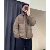 @新标有报告网图慎用羽绒服拼接男外套YR885-P195，男装羽绒服，电商D246
