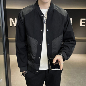 @店主风-针织设计感春秋季工装棒球服长袖夹克外套8602-P105图片