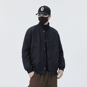 无影墙  2025春秋新款男士重工外套棒球领工装夹克男JK115-P110图片