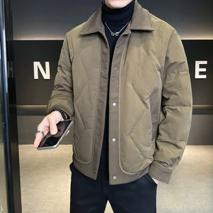 @标50 新款外套羽绒服工装设计高级感男立领外套YR898-P185图片
