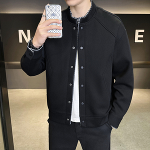 2026春秋新款 男士外套定制开衫假两件工装夹克男JK158-P100图片