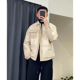 @新标有报告网图慎用羽绒服拼接男外套YR885-P195，男装羽绒服，电商D246