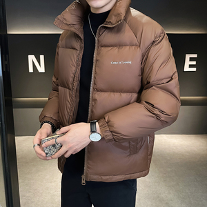 @店主风-跑量冬外套纯色立领羽绒服潮流男上衣YR869-特P110图片