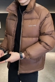 @店主风-跑量冬白鸭绒纯色立领羽绒服潮流男上衣YR869-特P110，男装羽绒服，电商D246