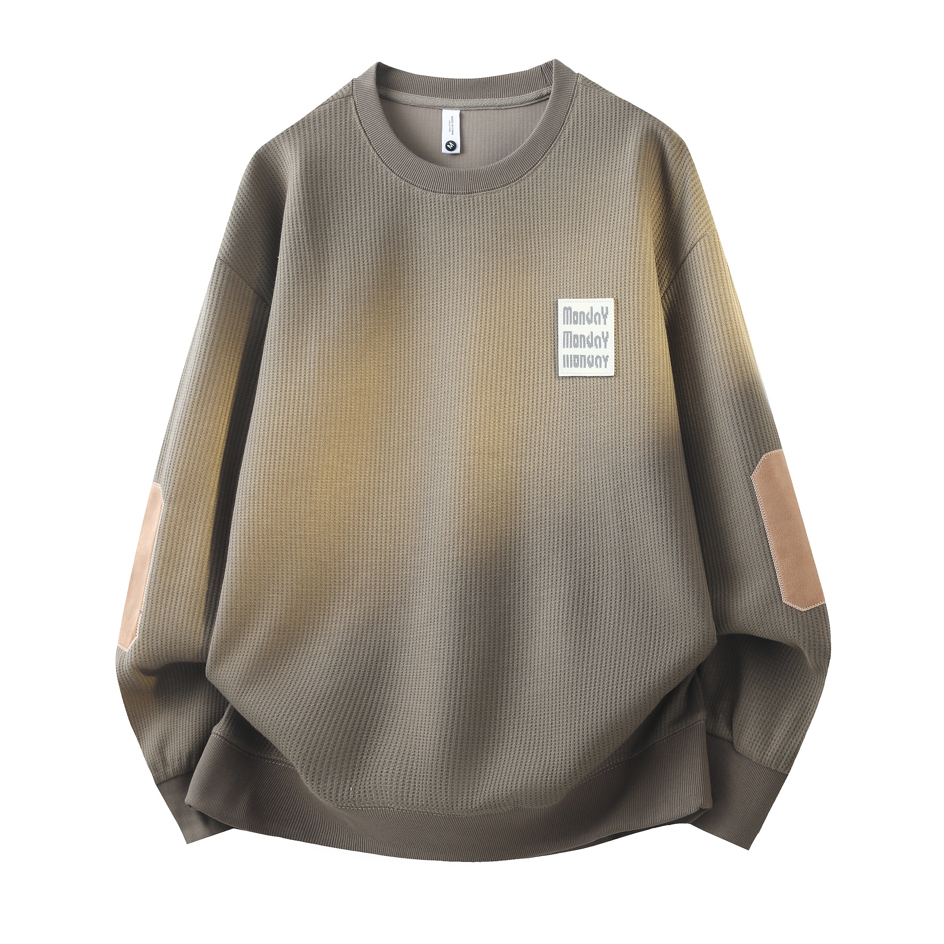 平铺3D-特殊面料条纹男针织长袖卫衣圆领外套3095-P58，女装短外套，电商D246