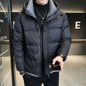 @店主风-冬新款80%白鸭绒羽绒服潮流男连帽上衣-8808-P160图片