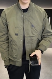 店主风2024春秋新款男士重工外套棒球领工装夹克男JK115-P110，男装夹克，电商D246