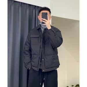 @新标 有报告 网图慎用羽绒服拼接男外套YR885-P195图片
