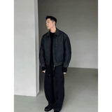 网图@标50美式风格牛仔外套拼接羽绒服潮流男翻领领YR899-P205，男装工装外套，电商D246