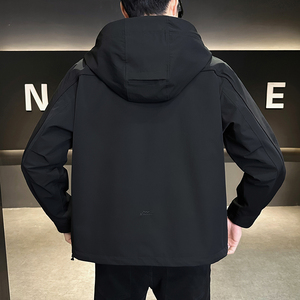 @店主风-冲锋衣春秋季工装连帽长袖夹克外套12502-P105图片