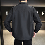 @店主-2025春装淘系男士高端纯色商务工装夹克外套119-P105，男装夹克，电商D246