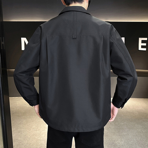 @店主-2025春装淘系男士高端纯色商务工装夹克外套119-P105图片
