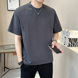 重磅液态棉轻奢冰丝男士设计感美式潮牌短袖T恤半袖T539-P48，男装T恤，电商D246