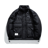 @平铺白底-大免洗皮面料冬外套立领羽绒服潮流男8622-P100，男装羽绒服，电商D246