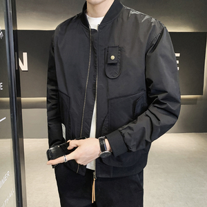  店主风2022年春装新款简约棒球领夹克男外套2221-P100图片
