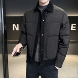 @标针织拼接2025新款外套羽绒服设计感男外套88072-P195，男装羽绒服，电商D246