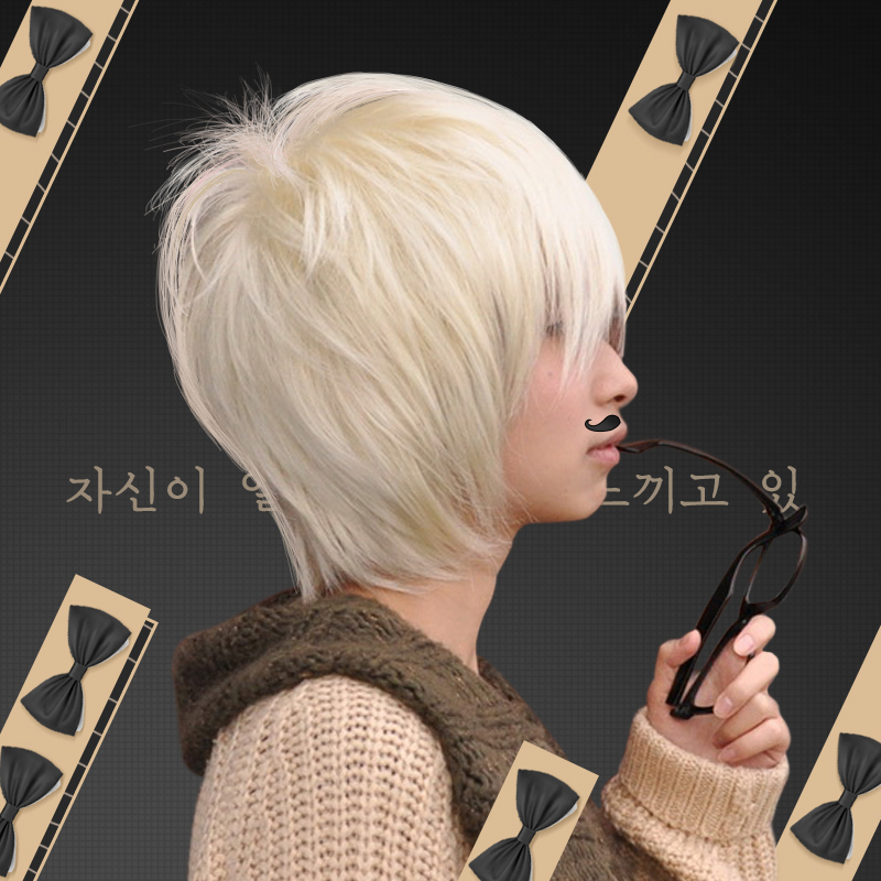 Perruque SANKINS    cheveux raides Court - Ref 2607891 Image 5