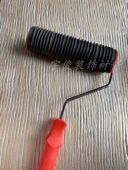 8寸橡胶压花滚筒质感艺术涂料滚筒矽藻泥施工工具肌理漆压花滚