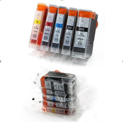 5Pk PGI220 CLI221 Ink for Canon Pixma MX860 MP560 Printer