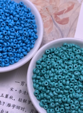 天然高瓷绿松石4mm隔片隔珠