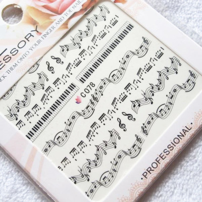 贴纸水转印麋鹿指甲油