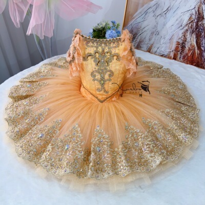 定制款帕基塔银仙子变奏芭蕾舞演出服儿童芭蕾裙定制芭蕾裙变奏裙