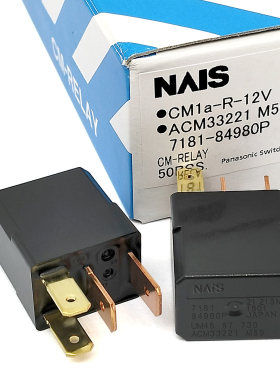 进口松下小体积CM1a-R-12V/ACM33221 M59 12V/4脚汽车空调继电器