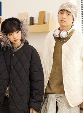 捷尼拉莫GENIOLAMODE男生春季外套小众情侣日系棉服叠穿夹棉内胆