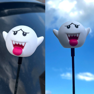 宝马mini汽车天线装饰恶魔幽灵搞笑可爱玩偶天线球公仔车顶外用球
