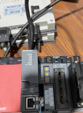 三菱Q系列PLC模块一套 Q06UDVCPU+QD77MS1--议价商品