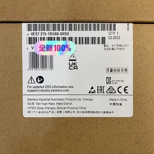 6ES7215-1BG40-0XB0代理商 CPU模块--议价商品