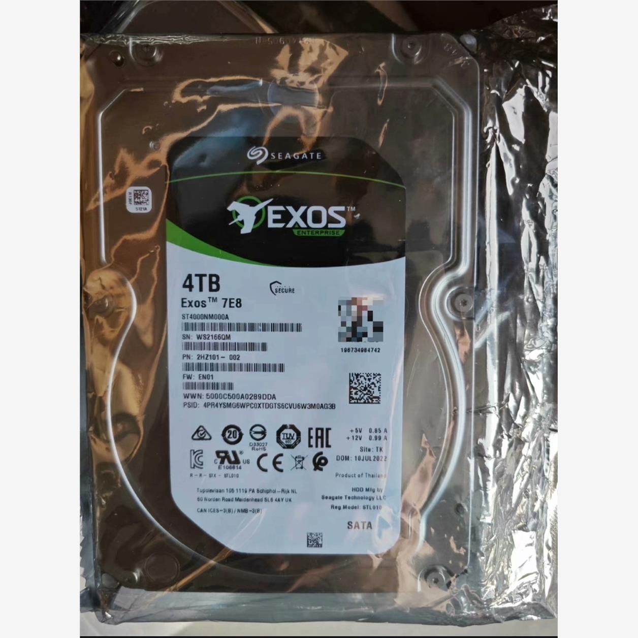 全新项目剩余希捷ST4000NM000A银河系企业级4TB阵-议价商品