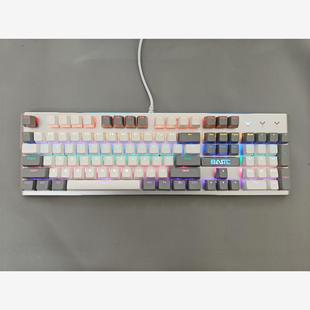雪月 机械键盘 104键 办公 本手BASIC 游戏 议价商品 包邮