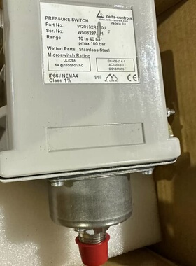 delta防爆压力开关 W20132R300J原--议价商品