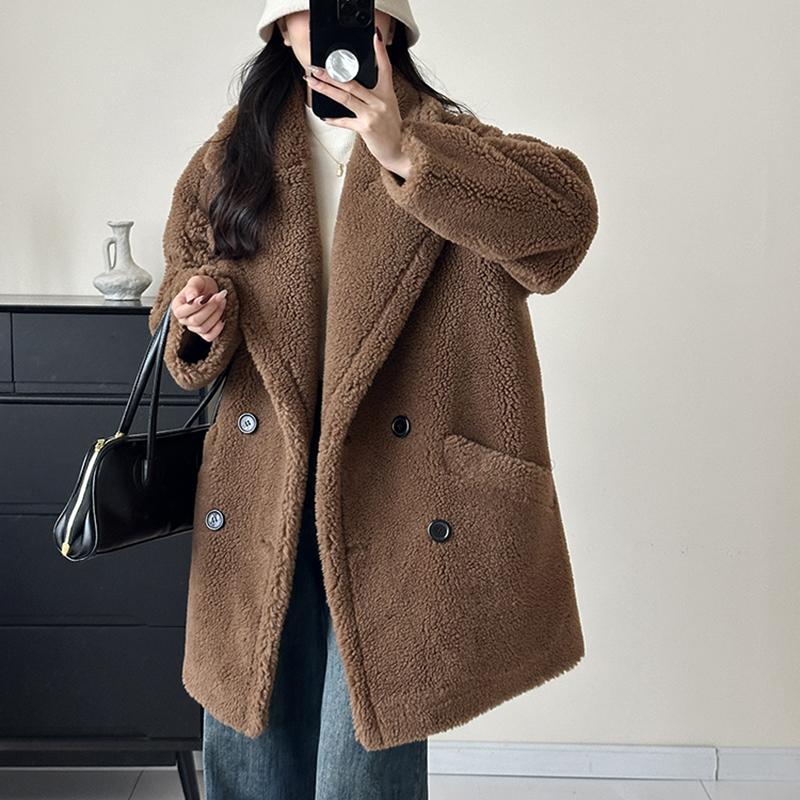 新2025冬季新款中长款皮草外套