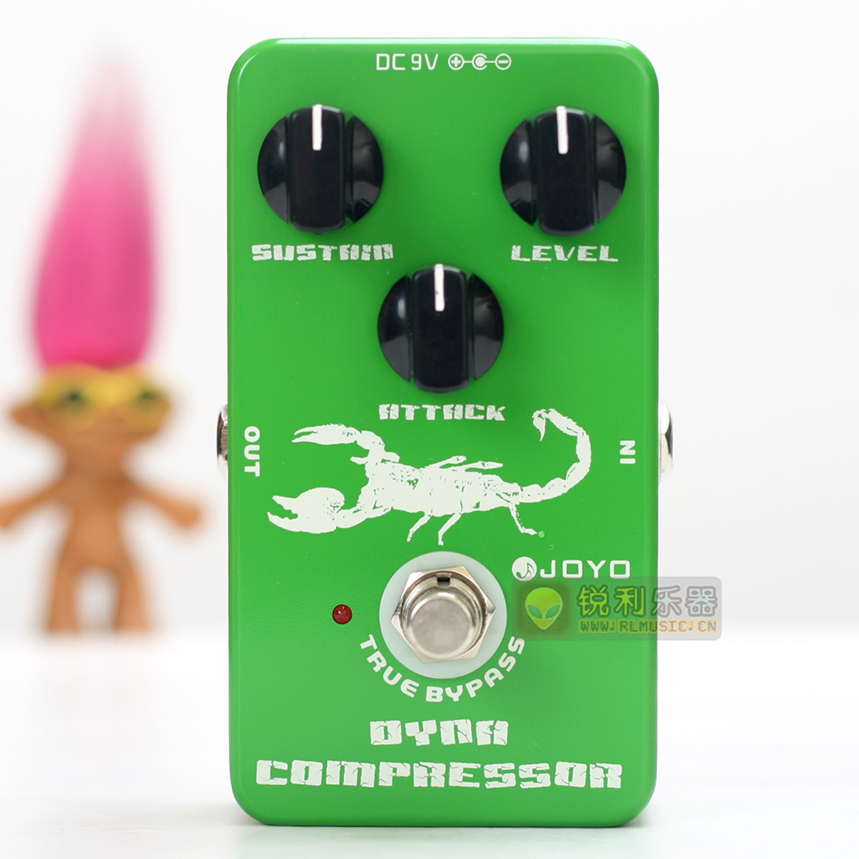 【Joyo JF-10 Dyna Compressor】卓乐动态压缩效果器【锐利乐器】