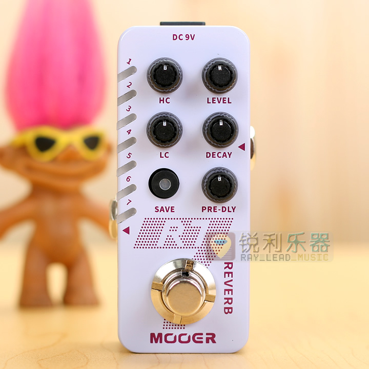 【Mooer R7 Reverb】魔耳七模混响效果器【锐利乐器】