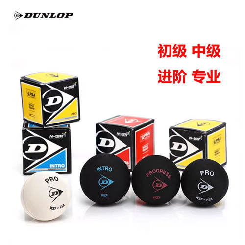 dunlop邓禄普壁球初学入门蓝点