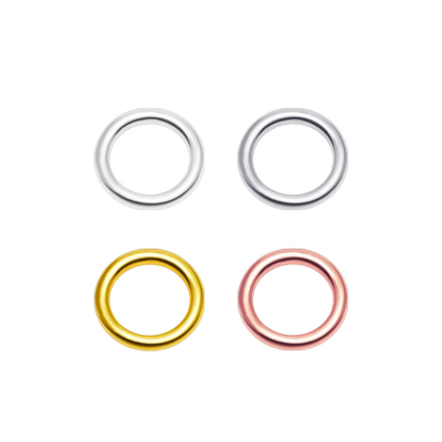 S925纯银闭口圈diy收尾连接圈