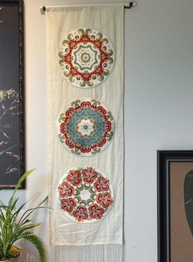 真彩艺术挂毯装饰挂画原创墙壁挂布民宿氛围布艺高级感挂毯画上墙