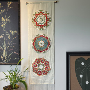 真彩艺术挂毯装饰挂画原创墙壁挂布民宿氛围布艺高级感挂毯画上墙