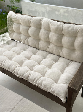 长条沙发椅子坐垫实木凳子防屁股痛椅垫屁垫靠背垫高级感靠垫定制