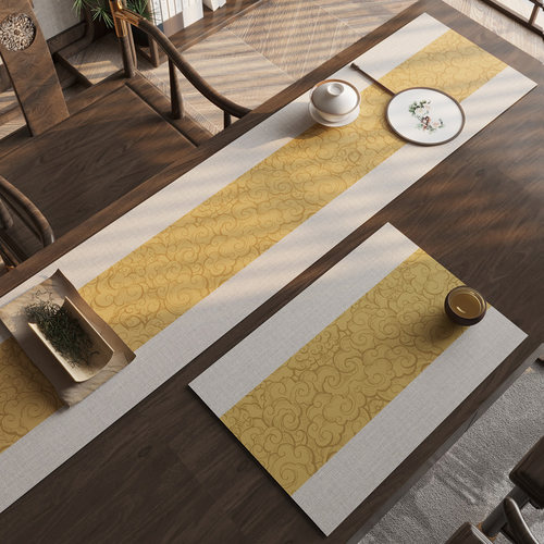 祥云桌旗茶席中式桌垫