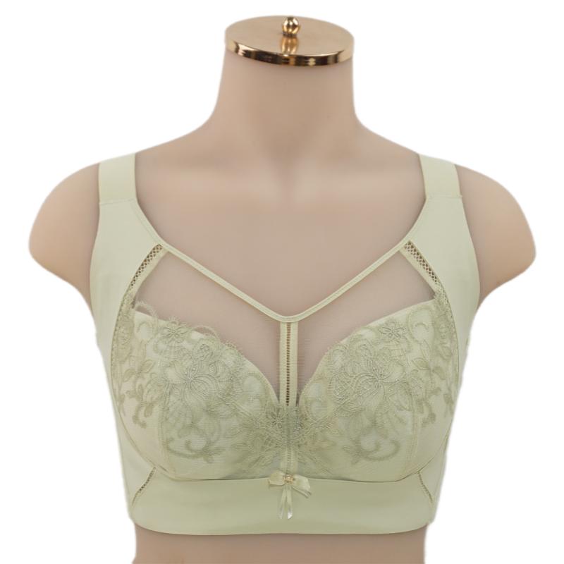 阁兰缇娜内衣CD薄款大罩杯五排扣玫瑰精油聚拢收副乳文胸8503