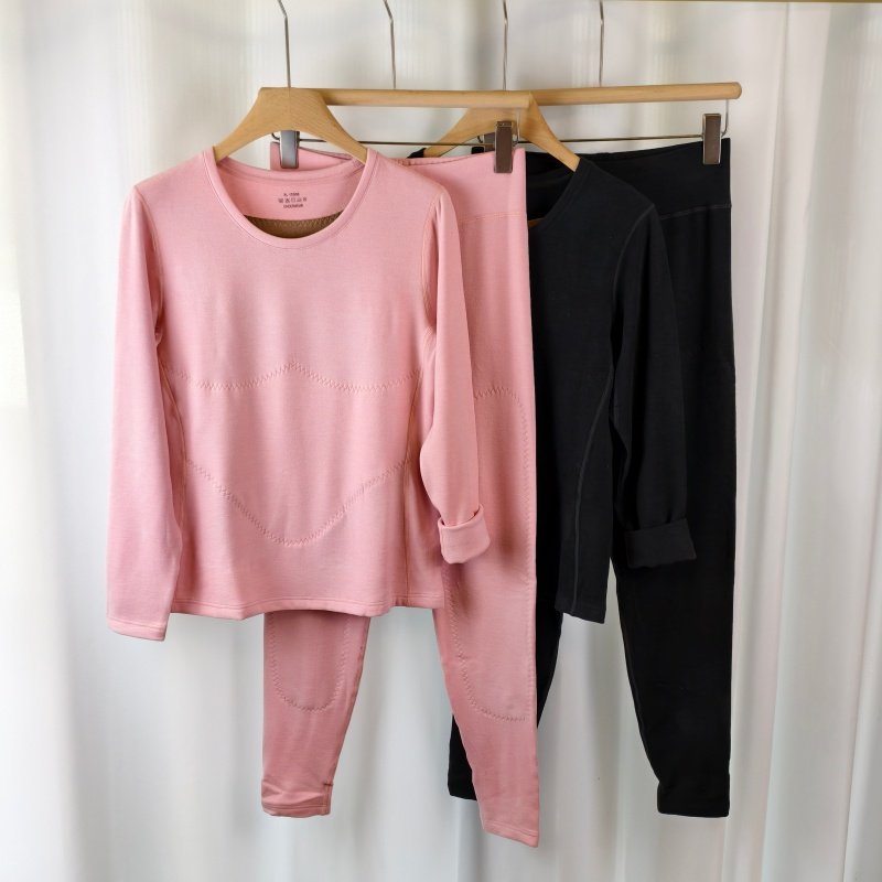 美雅碧女士发热保暖内衣套装加绒加厚贴片秋冬圆领秋衣秋裤21120,女士内衣/男士内衣/家居服,保暖套装,淘宝优惠券,粉丝福利购,淘宝优惠卷