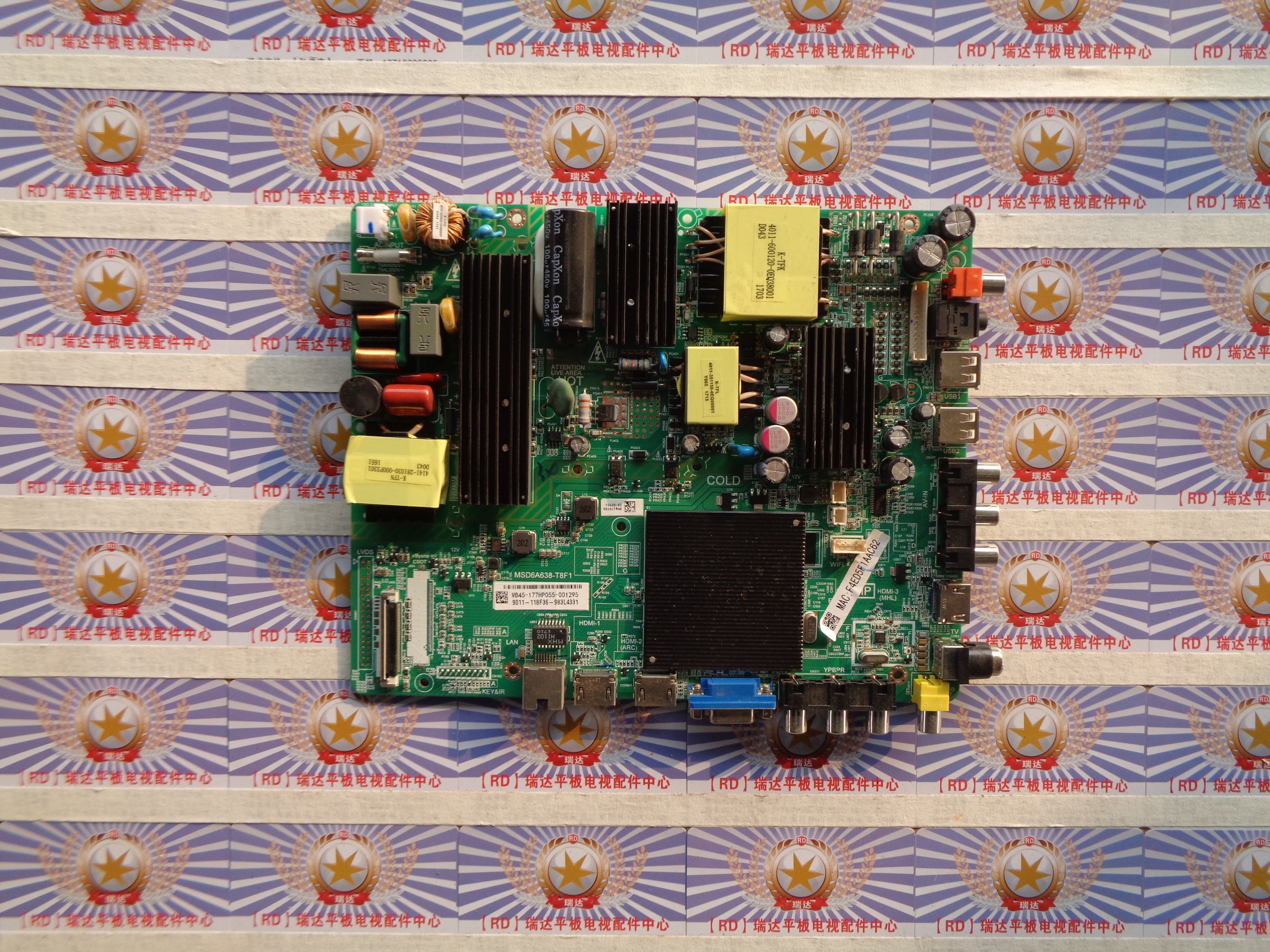 飞利浦 55PUF6092/T3 主板 4715-M638T8-A4232B01 屏 K550WDC2